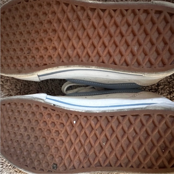 Rare Baby Blue Vans Knu-Skool White and Blue Sneakers - Picture 5 of 7